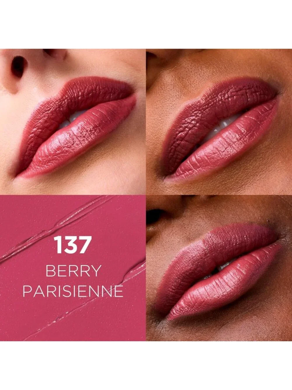 LOreal Paris Berry Parisienne Colour Riche Hydrating Lip Original Satin Lipstick